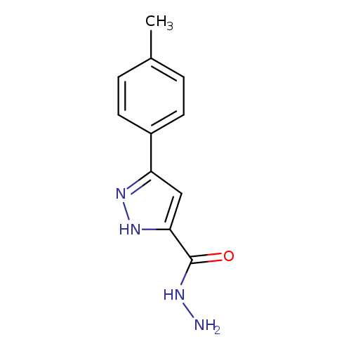 NNC(=O)c1[nH]nc(c1)c1ccc(cc1)C