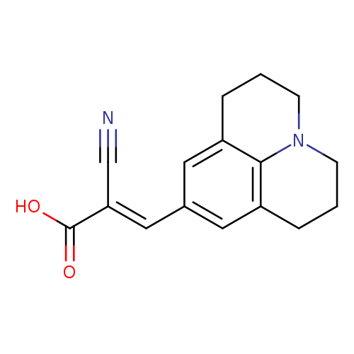 N#C/C(=Cc1cc2CCCN3c2c(c1)CCC3)/C(=O)O