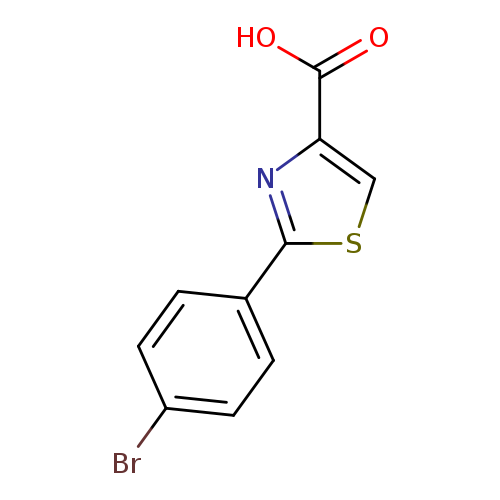 Brc1ccc(cc1)c1scc(n1)C(=O)O