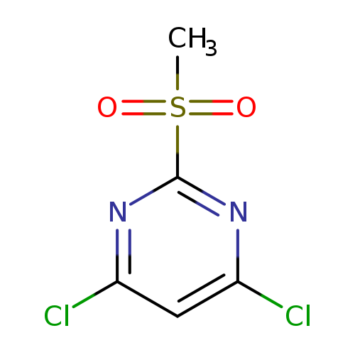 Clc1nc(nc(c1)Cl)S(=O)(=O)C