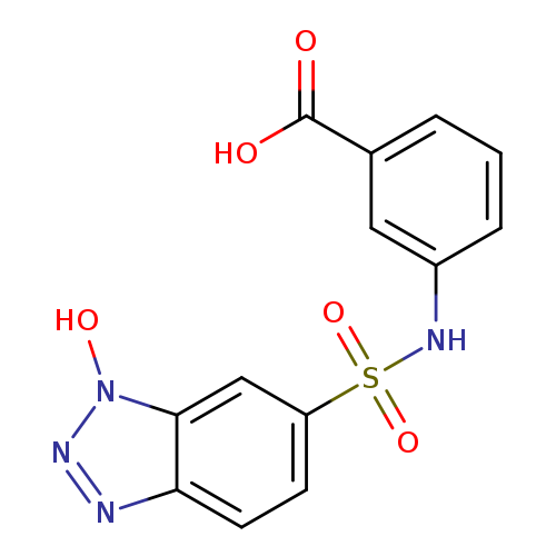 OC(=O)c1cccc(c1)NS(=O)(=O)c1ccc2c(c1)n(O)nn2