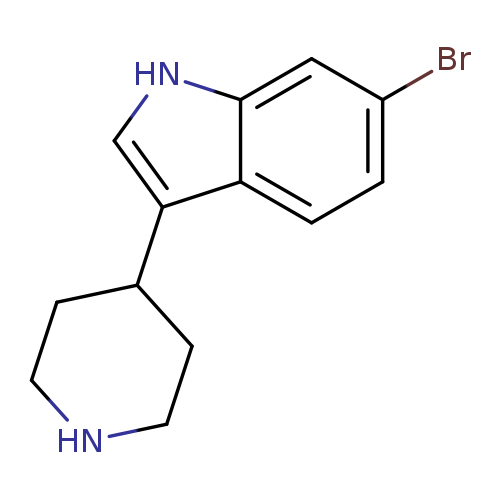 Brc1ccc2c(c1)[nH]cc2C1CCNCC1