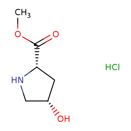 COC(=O)[C@@H]1C[C@@H](CN1)O.Cl
