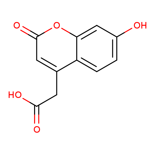 OC(=O)Cc1cc(=O)oc2c1ccc(c2)O