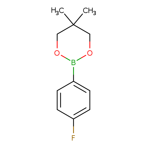 CC1(C)COB(OC1)c1ccc(cc1)F