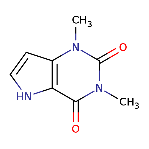 Cn1c(=O)n(C)c2c(c1=O)[nH]cc2