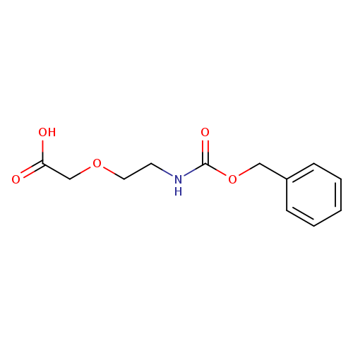 OC(=O)COCCNC(=O)OCc1ccccc1	C12H15NO5