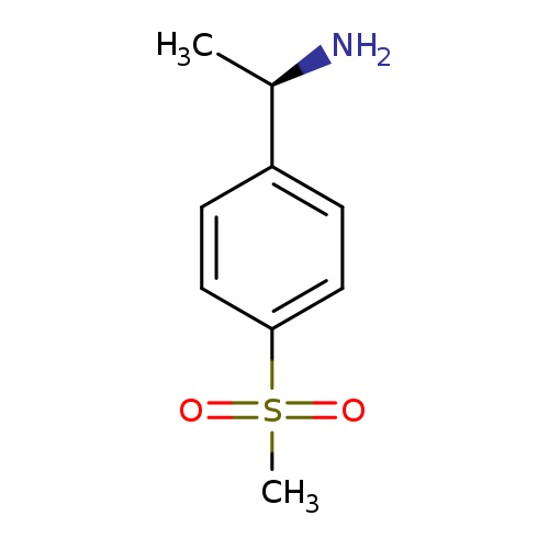 C[C@H](c1ccc(cc1)S(=O)(=O)C)N