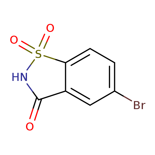 Brc1ccc2c(c1)C(=O)NS2(=O)=O