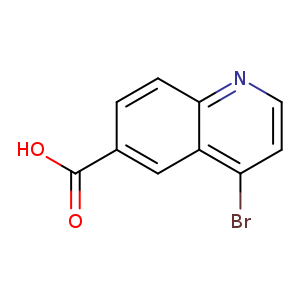 OC(=O)c1ccc2c(c1)c(Br)ccn2