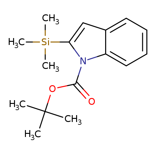 O=C(n1c2ccccc2cc1[Si](C)(C)C)OC(C)(C)C