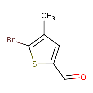 O=Cc1cc(c(s1)Br)C