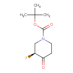 O=C1CCN(C[C@@H]1F)C(=O)OC(C)(C)C