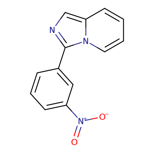 [O-][N+](=O)c1cccc(c1)c1ncc2n1cccc2