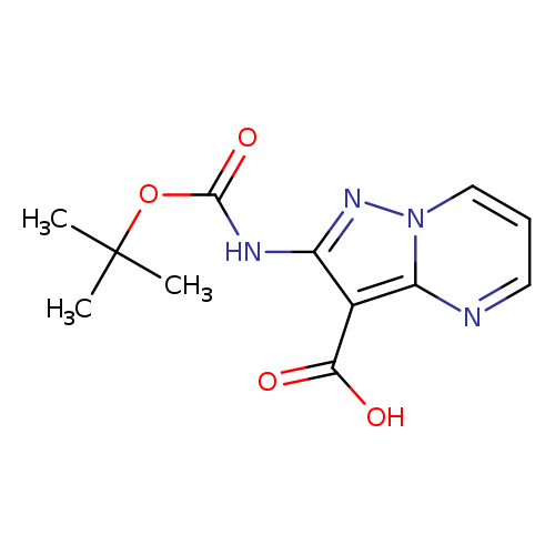 O=C(OC(C)(C)C)Nc1nn2c(c1C(=O)O)nccc2