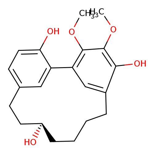 COc1c2cc(c(c1OC)O)CCCC[C@H](CCc1cc2c(O)cc1)O