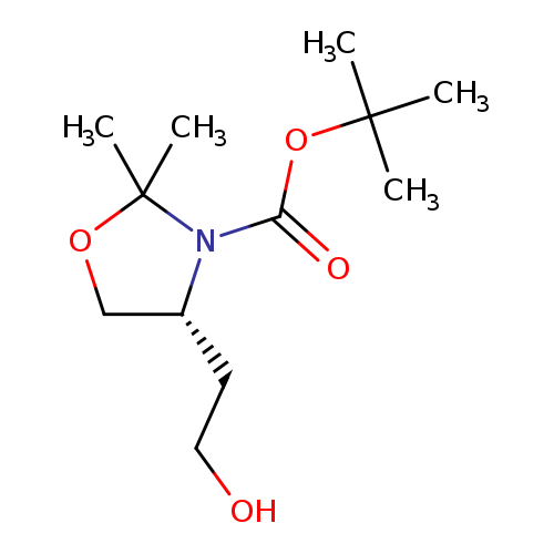 OCC[C@@H]1COC(N1C(=O)OC(C)(C)C)(C)C
