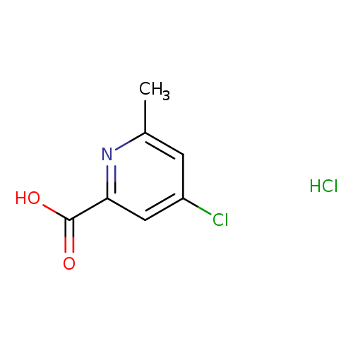 Clc1cc(C)nc(c1)C(=O)O.Cl