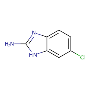 Clc1ccc2c(c1)[nH]c(n2)N