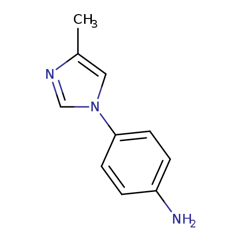 Nc1ccc(cc1)n1cnc(c1)C