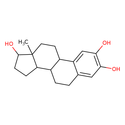 OC1CCC2C1(C)CCC1C2CCc2c1cc(O)c(c2)O