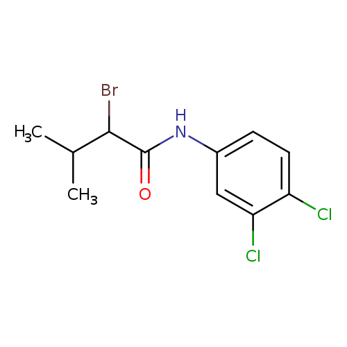 CC(C(C(=O)Nc1ccc(c(c1)Cl)Cl)Br)C