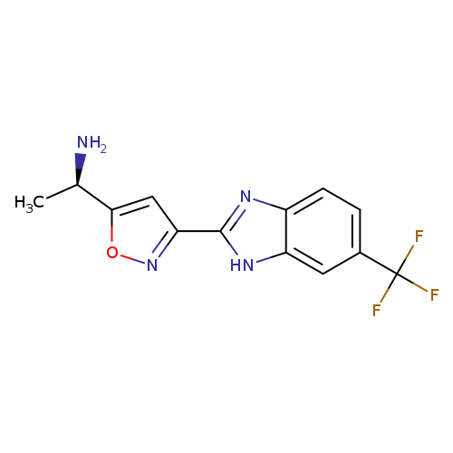C[C@H](c1onc(c1)c1nc2c([nH]1)cc(cc2)C(F)(F)F)N