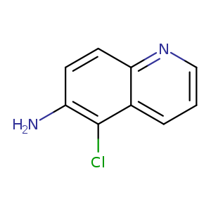 Nc1ccc2c(c1Cl)cccn2