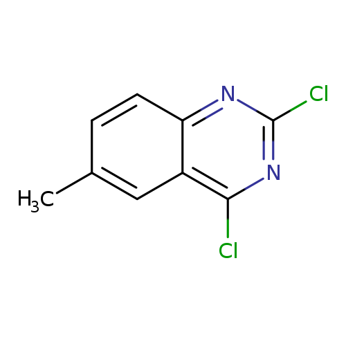 Cc1ccc2c(c1)c(Cl)nc(n2)Cl