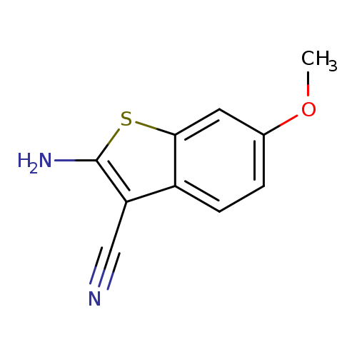 COc1ccc2c(c1)sc(c2C#N)N