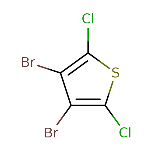 Clc1sc(c(c1Br)Br)Cl
