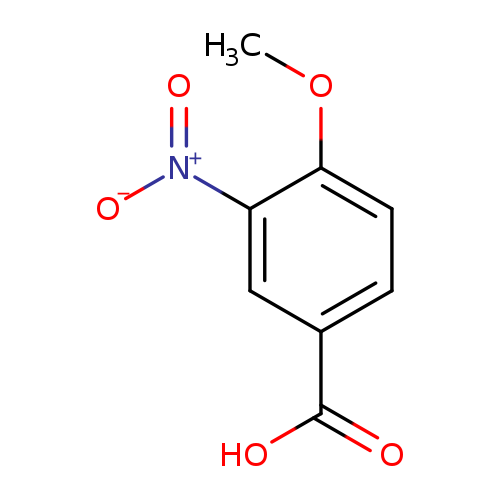 COc1ccc(cc1[N+](=O)[O-])C(=O)O