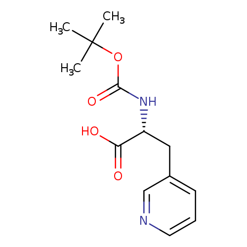 O=C(OC(C)(C)C)N[C@@H](C(=O)O)Cc1cccnc1
