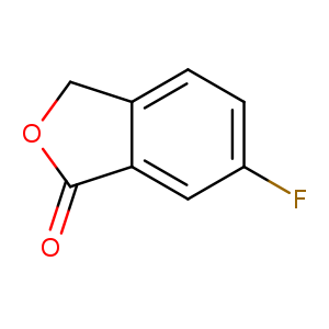 Fc1ccc2c(c1)C(=O)OC2