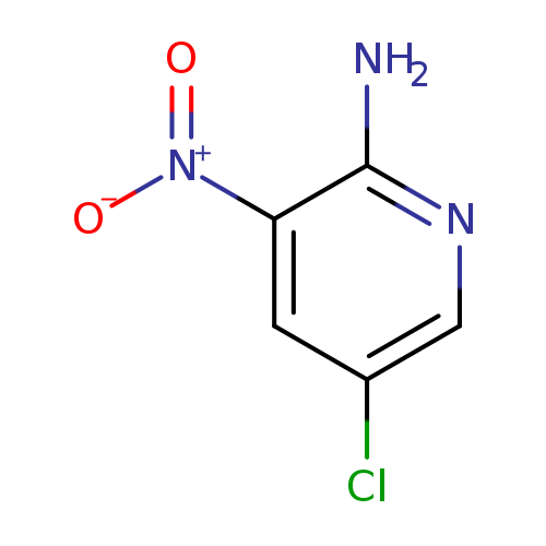 Clc1cnc(c(c1)[N+](=O)[O-])N