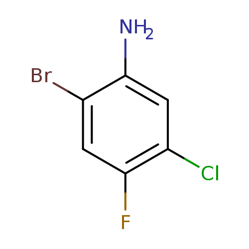 Brc1cc(F)c(cc1N)Cl