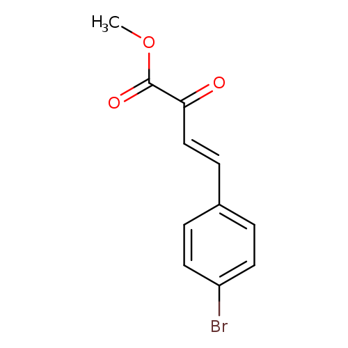 COC(=O)C(=O)/C=C/c1ccc(cc1)Br