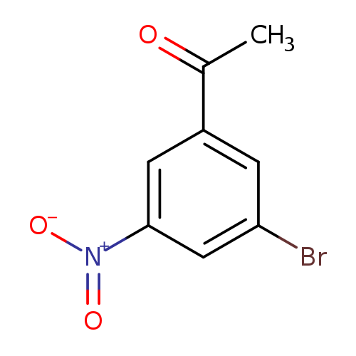 Brc1cc(cc(c1)C(=O)C)[N+](=O)[O-]