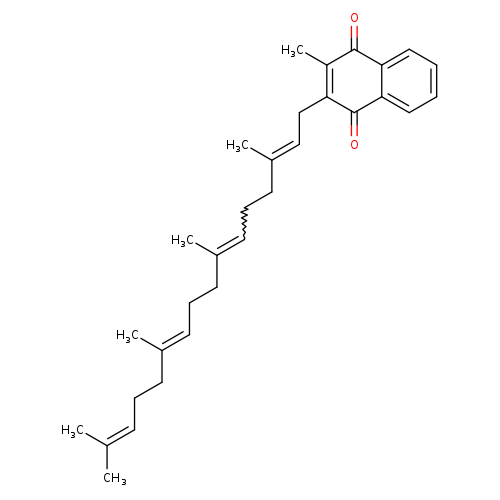 CC(=CCC/C(=C/CC1=C(C)C(=O)c2c(C1=O)cccc2)/C)CC/C=C(/CCC=C(C)C)\C