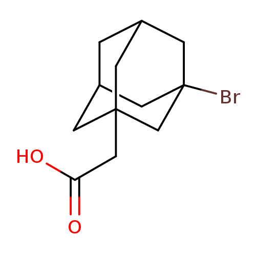 OC(=O)CC12CC3CC(C1)CC(C2)(C3)Br