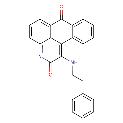 O=c1nc2cccc3C2c(c1NCCc1ccccc1)c1ccccc1c3=O