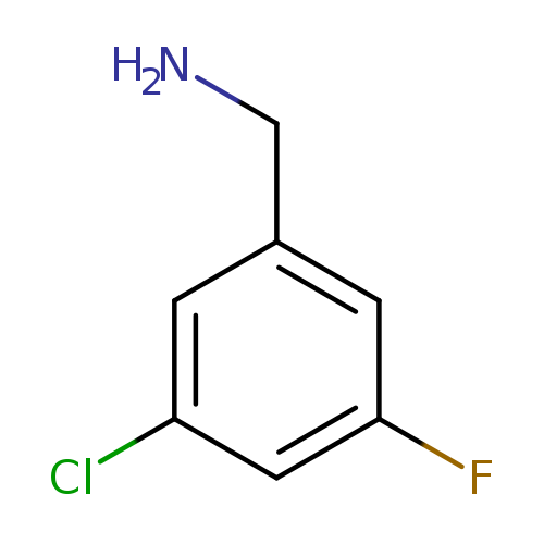 NCc1cc(F)cc(c1)Cl