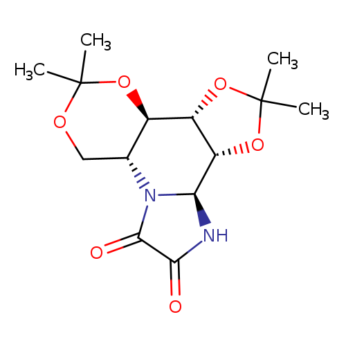 O=C1C(=O)N[C@H]2N1[C@@H]1COC(O[C@H]1[C@H]1[C@@H]2OC(O1)(C)C)(C)C