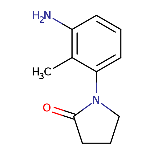 O=C1CCCN1c1cccc(c1C)N