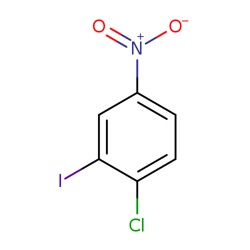 [O-][N+](=O)c1ccc(c(c1)I)Cl