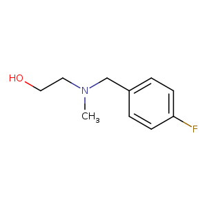 OCCN(Cc1ccc(cc1)F)C