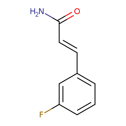 NC(=O)/C=C/c1cccc(c1)F