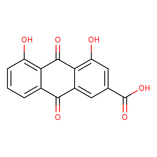 Oc1cc(cc2c1C(=O)c1c(C2=O)cccc1O)C(=O)O