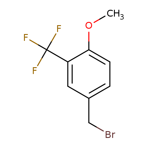 COc1ccc(cc1C(F)(F)F)CBr