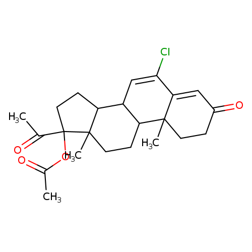 O=C1CCC2(C(=C1)C(=CC1C2CCC2(C1CCC2(OC(=O)C)C(=O)C)C)Cl)C